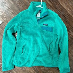 Patagonia Teal Green Women’s Small Jacket Pullover